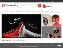 Tablet Screenshot of flamencobuy.com